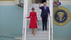 Presidente Trump llega a Francia para celebración del Día de la Bastilla