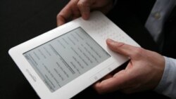An Amazon Kindle e-Reader