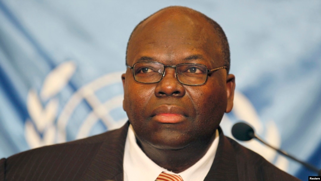 FILE - Bacre Waly Ndiaye, the head of a U.N. human rights team. He will lead a fact-finding team that includes Luc Cote, a Canadian who worked on a previous U.N. inquiry into Congo atrocities, and Mauritania's Fatimata M'Baye.