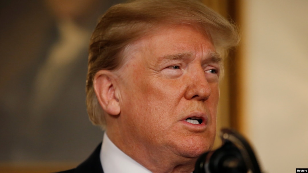 U.S. President Donald Trump speaks about the mass shooting at a Florida high school in a national address from the White House in Washington, Feb. 15, 2018.