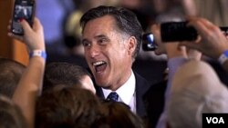 El triunfo de Romney en las primarias de Illinois le dio un gran impulso a su campaña.