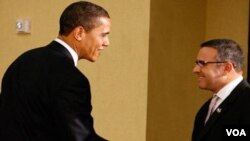 "El Salvador es un ejemplo inspirador de reconciliación nacional y de reacomodo político sin violencia", señaló Obama.