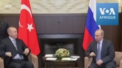 Rencontre entre Poutine et Erdogan en Russie