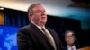 FILE - In this June 10, 2020, file photo, U.S. Secretary of State Mike Pompeo speaks during a news conference at the State Department in Washington. From Tokyo to Brussels, political leaders have swiftly decried Beijing's move to impose a tough…