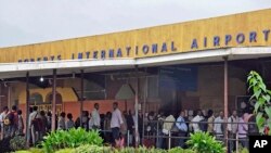 FILE - Roberts International Airport in Monrovia, Liberia.