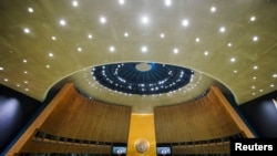 World leaders address the 77th Session of the United Nations General Assembly at U.N. Headquarters in New York City, U.S., September 26, 2022. 