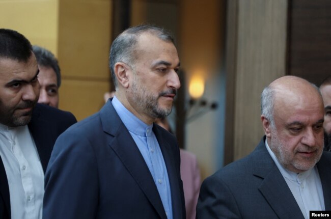 İran Dışişleri Bakanı Hüseyin Emir Abdullahiyan, resmi temaslarda bulunmak üzere Lübnan'da.