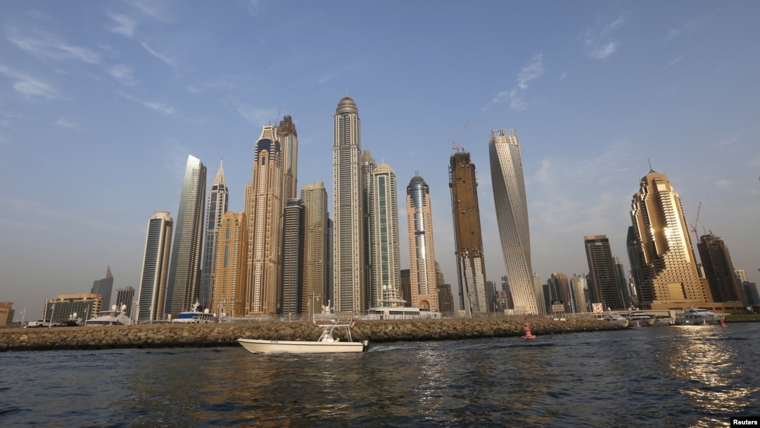 A general view of Dubai Marina, in Dubai, United Arab Emirates, May 23, 2015.