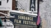 FILE - The marquee of the Egyptian Theatre is shown Thursday, Jan. 28, 2021, in Park City, Utah.