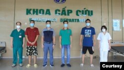 ကိုဗစ် ပျောက်ကင်းသူ(၄)ဦးထဲမှာ မြန်မာ(၂)ဦးလည်း ပါဝင် (ဓါတ်ပုံ the National Hospital for Tropical Diseases in Hanoi )