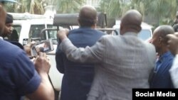 Koffi akikamatwa na polisi Kinshasa