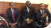 Pro Mthuli Ncube and Dr. John Mangudya in Parliament.