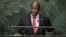 Domingos Simoes Pereira, Prime Minister of Guinea-Bissau, speaks during the 69th session of the United Nations General Assembly at U.N. headquarters, Sept. 29, 2014