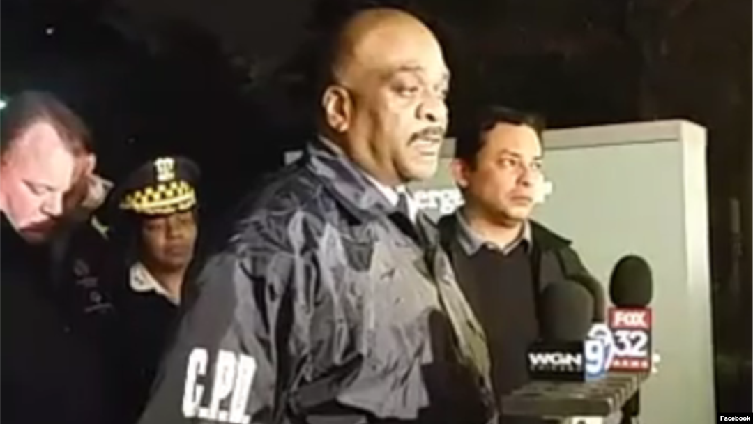 Kepala polisi Chicago memberikan penjelasan kasus penembakan (foto: dok). 