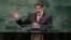 Venezuela's President Nicolas Maduro addresses the 73rd session of the United Nations General Assembly, Sept. 26, 2018, at the United Nations headquarters.