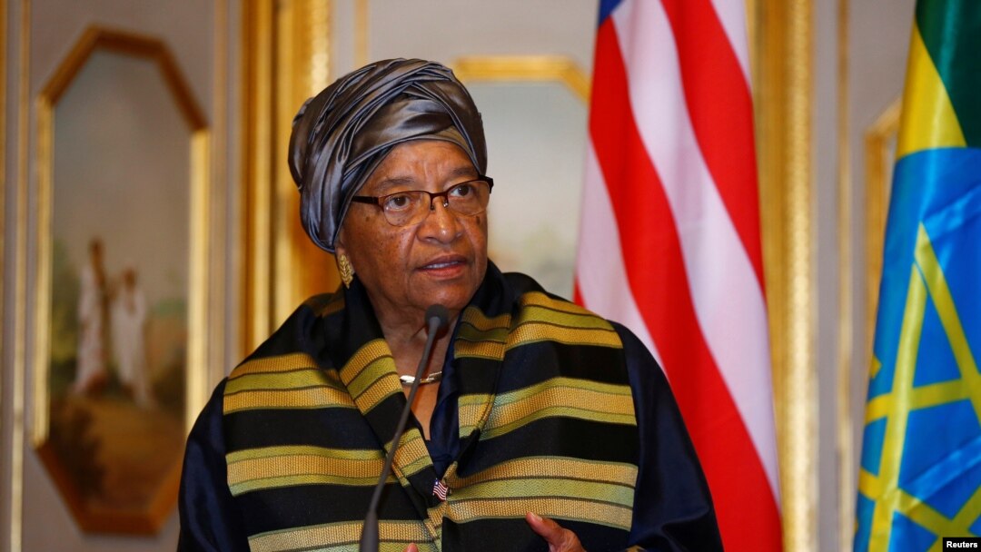 Uwahoze ari Perezida wa Liberiya Ellen Johnson Sirleaf 