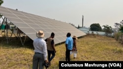 A solar power station at Bindura Provincial Hospital in Bindura, Zimbabwe, in October 2024 built by the Zimbabwean government with financing from the United Nations is an example of efforts to reduce demand from the national electric grid.