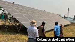 A solar power station at Bindura Provincial Hospital in Bindura, Zimbabwe, in October 2022 built by the Zimbabwean government with financing from the United Nations is an example of efforts to reduce demand from the national electric grid.