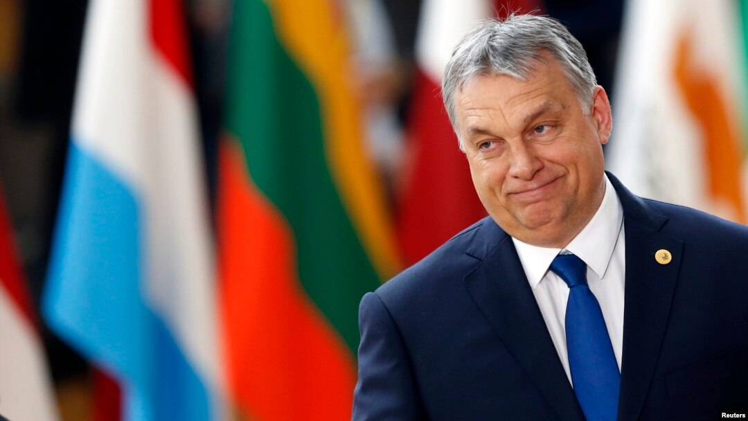 Hungarian Prime Minister Viktor Orban arrives at the EU summit in Brussels, Belgium, March 9, 2017.