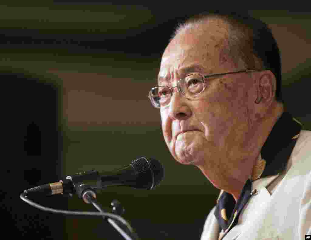 Former Hawaii Senator. Daniel Inouye, picured in 2012.