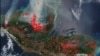 Imagen captada por la NASA muestra zonas de incendios en Centroamérica producto de la actividad humana y las consecuencias para el cambio climático. En algunas zonas del Triángulo Nortes ya experimentan aumento del nivel mar. (Foto cortesía)