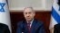 Israeli Prime Minister Benjamin Netanyahu chairs a weekly cabinet meeting in Jerusalem, Jan. 5, 2020. 