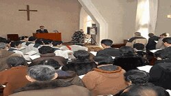 북한 평양에 있는 칠곡 교회(자료사진)