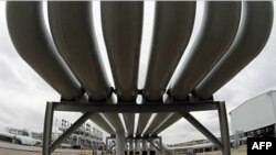 Anti-government protesters watch on a big screen as Egyptian President Mubarak makes a televised statement to his nation in Tahrir Square in downtown Cairo, Egypt Thursday, Feb. 10. (AP Photo/Emilio Morenatti)