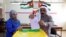 A Jordanian man casts his ballot at a polling station for parliamentary elections in Amman, Sept. 20, 2016