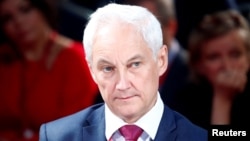 Bộ trưởng Quốc phòng Nga Andrei Belousov.