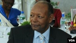 L'ancien président burundais Jean-Baptiste Bagaza le 28 décembre 2013 lors d'une cérémonie de mariage d’un membre de sa famille à Bujumbura.