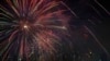 Firecrackers and smoke fill the city skyline as a part of Diwali celebrations at Shivaji Park in Mumbai, India, Oct. 30, 2024.