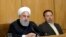 FILE - In this photo released by the official website of the office of the Iranian Presidency, President Hassan Rouhani speaks during a cabinet meeting in Tehran, April 24, 2019.