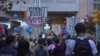 Count Every Vote and Stop the Vote counter rallies continued outside the Pennsylvania Convention Center in Philadelphia on Nov. 6, 2020. (Esha Sarai/VOA)