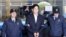 FILE PHOTO - Samsung Group chief, Jay Y. Lee arrives at the office of the independent counsel team in Seoul, South Korea, February 22, 2017.