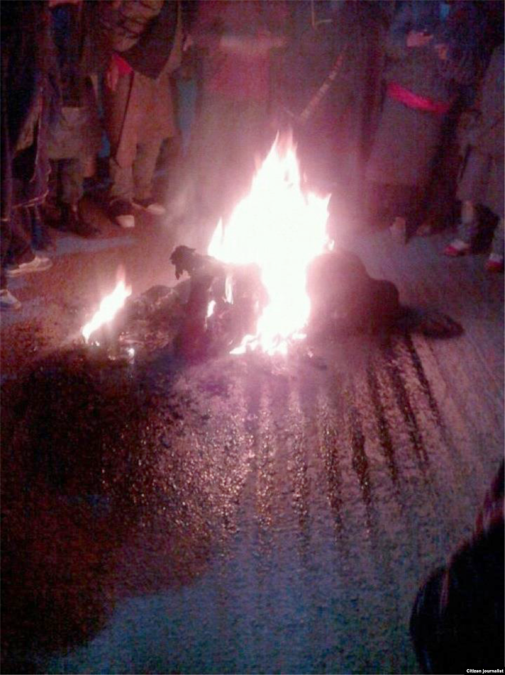 Self-immolation of Tsepak Kyap, October 26, 2012