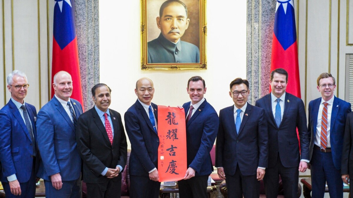 美众院跨党派议员访台 吁优先交付台湾导弹,在台生产武器