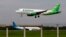 Sebuah pesawat Citilink Airbus A320 mendarat di bandara internasional Soekarno–Hatta, Jakarta (Foto: dok).