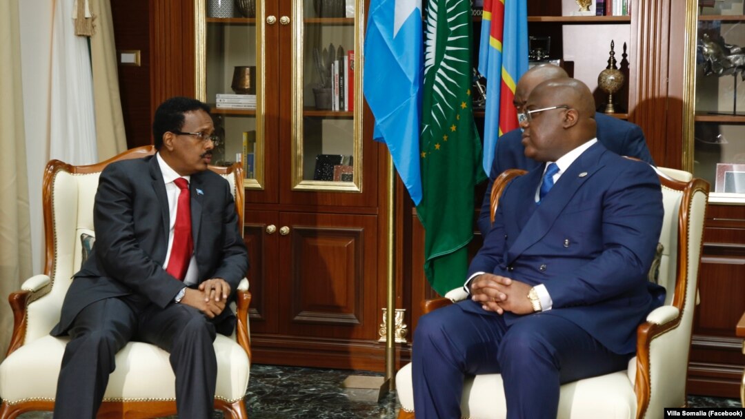 Farmaajo iyo Felix Tshisekedi 
