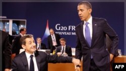 Tổng thống Hoa Kỳ Barack Obama và Tổng thống Pháp Nicolas Sarkozy