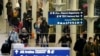 Passengers arrive at the Eurostar International Departures hall at St Pancras International station in London on Dec. 23, 2020, as services prepare to resume following a 48 hour closure of the French border. 