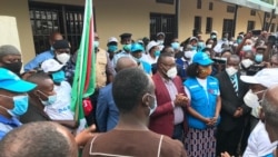 Impunzi z'Abarundi Bahora mw'ikambi y'i Mahama igihe bashika ku mupaka wa gasenyi Nemba mu Kirundo. Kw'itariki 27/08/2020