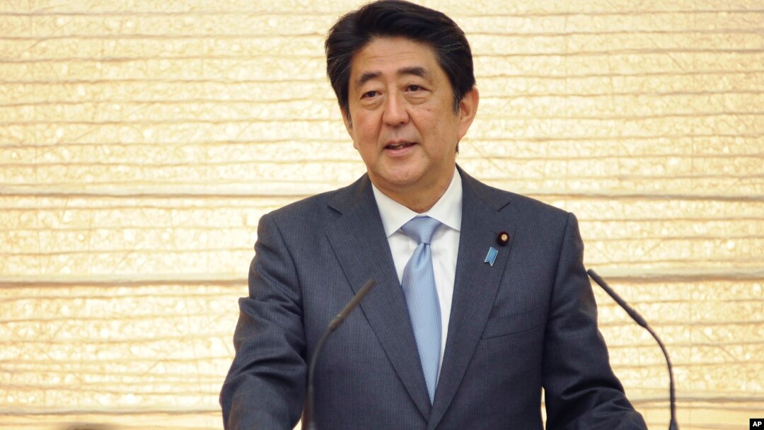 Primer ministro de Japón, Shinzo Abe.