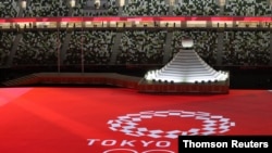 Ceremonia de apertura de los Juegos Olímpicos de Tokio 2020, el viernes 23 de julio de 2021.