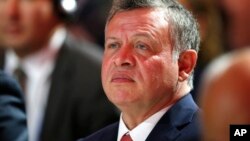 FILE - Jordan's King Abdullah II. Jordan has been taking part in the U.S.-led coalition conducting airstrikes against Islamic State targets in both Iraq and Syria. 