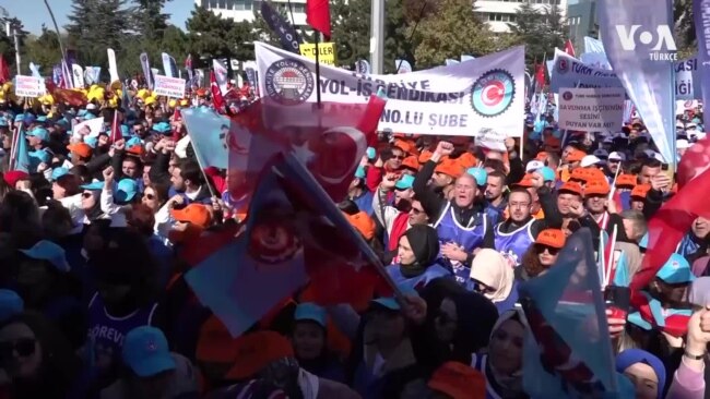 İşçilerden Ankara'da “Zordayız, geçinemiyoruz” mitingi