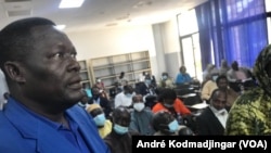 Brice Mbaimong Guedmbaye, candidat de l'alliance républicaine pour le changement démocratique, au Tchad, le 10 mars 2021. 