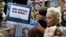 FILE - Yulia Navalnaya, widow of the late Kremlin critic Alexey Navalny, attends a rally near the Russian embassy in Berlin. March 17, 2024. Accusing Navalnaya of participating in the activities of an "extremist" group, a Russian court on July 9 ordered her arrest in absentia.