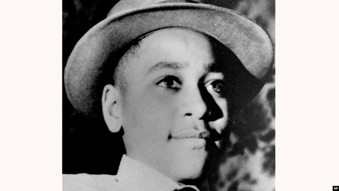 FILE - This undated photo shows Emmett Louis Till, a 14-year-old black Chicago boy, who was kidnapped, tortured and murdered in 1955 after he allegedly whistled at a white woman in Mississippi.