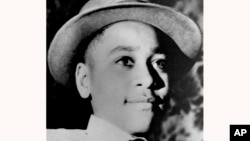 FILE - This undated photo shows Emmett Louis Till, a 14-year-old black Chicago boy, who was kidnapped, tortured and murdered in 1955 after he allegedly whistled at a white woman in Mississippi.